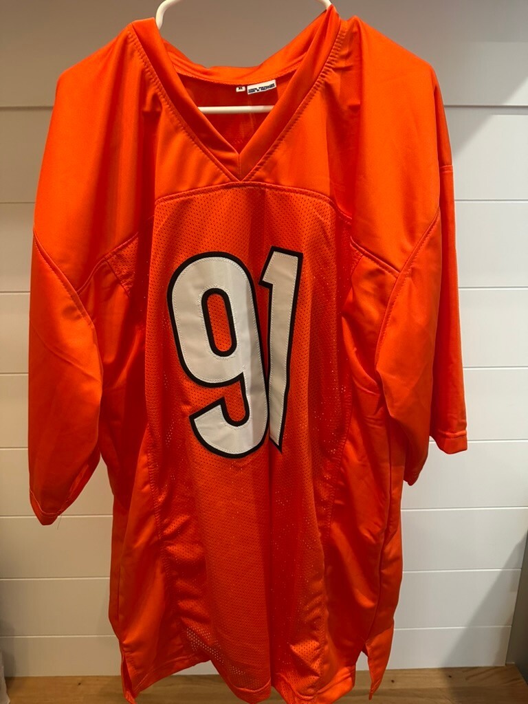 Trey Hendrickson Signed Bengals #91 Orange Custom Jersey Beckett BAS Auto