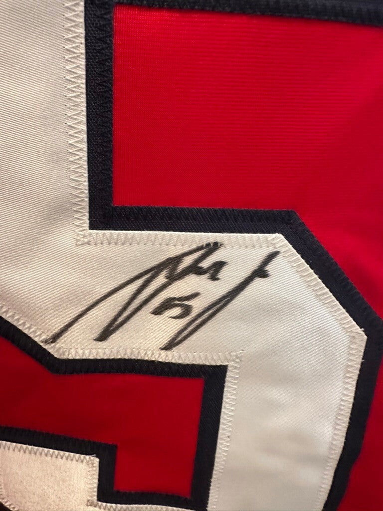 Autographed Florida Panthers #15 Lundell Hockey Jersey with JSA Authentication