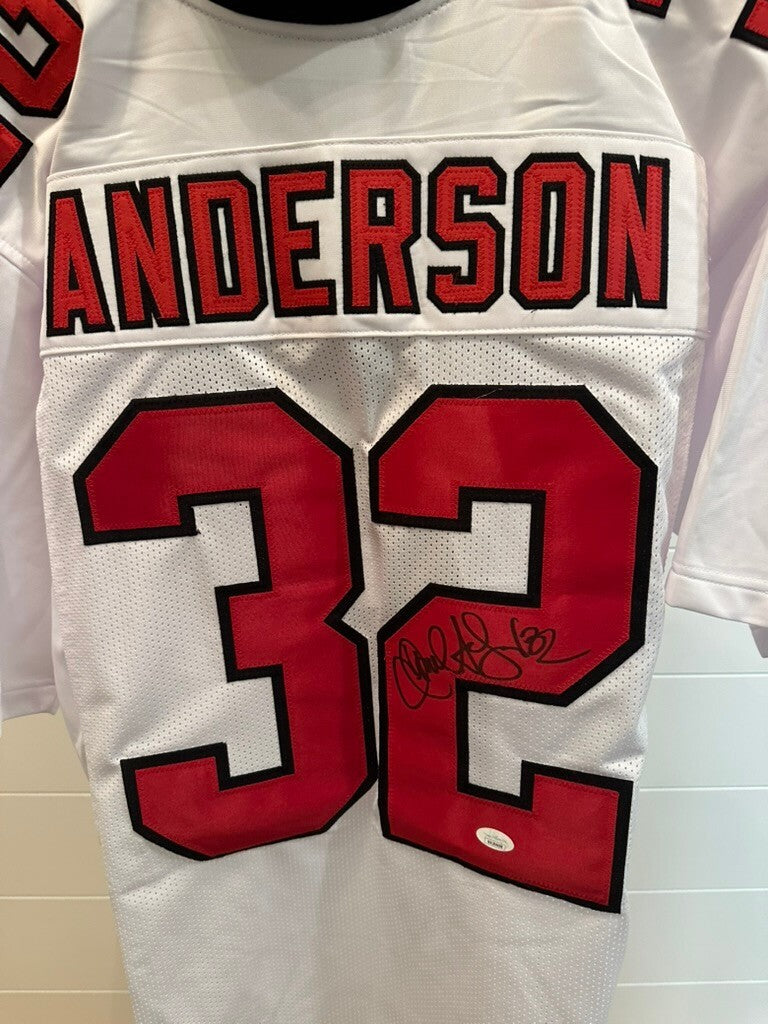 Jamal Anderson Signed Atlanta Falcons #32 Jersey – JSA Authenticated