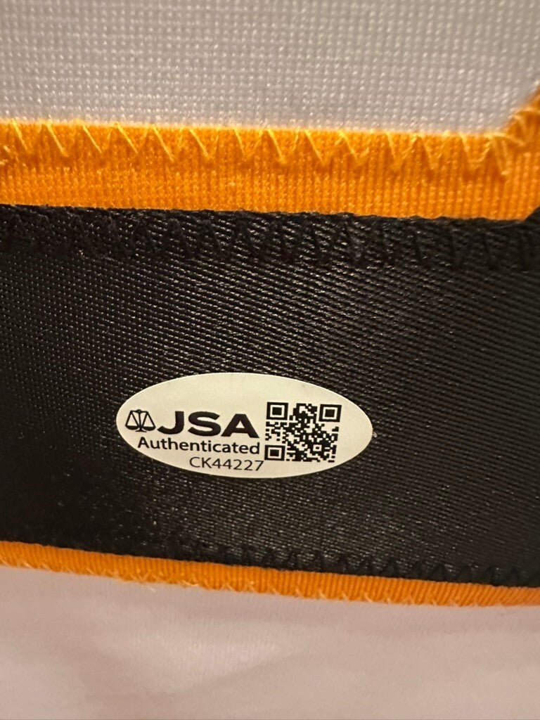 Elias Lindholm Signed NHL Hockey Jersey #28 with JSA Authentication
