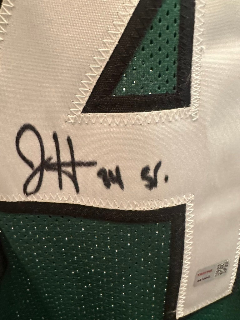 Justin Hardee Signed New York Jets #34 Football Jersey with TRISTAR Authenticity