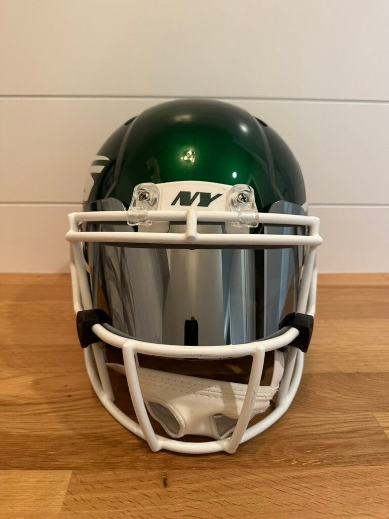 Breece Hall Braelon Allen Signed Jets Full Size Speed Authentic Helmet Fanatics