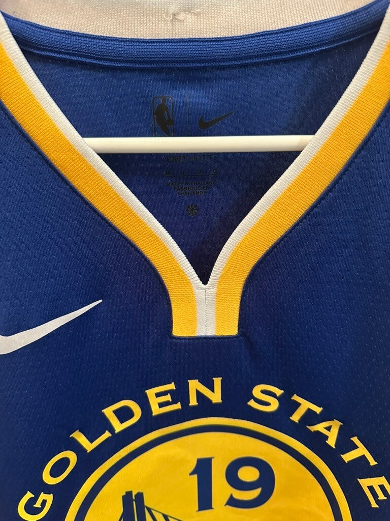 Leandro Barbosa Signed Warriors Nike Swingman Jersey #19 Large JSA