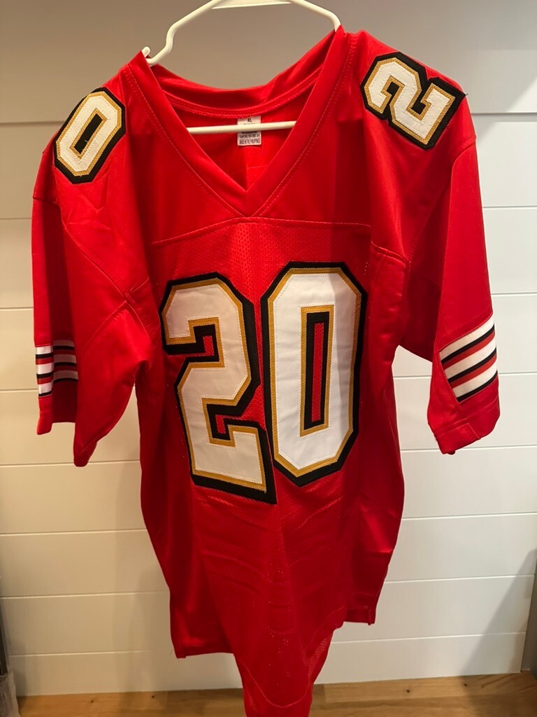 Garrison Hearst Signed 49ers #20 Custom Jersey Beckett Witnessed BAS
