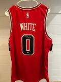 Coby White #0 Signed Chicago Bulls Nike Swingman Jersey Fanatics COA Sz 52