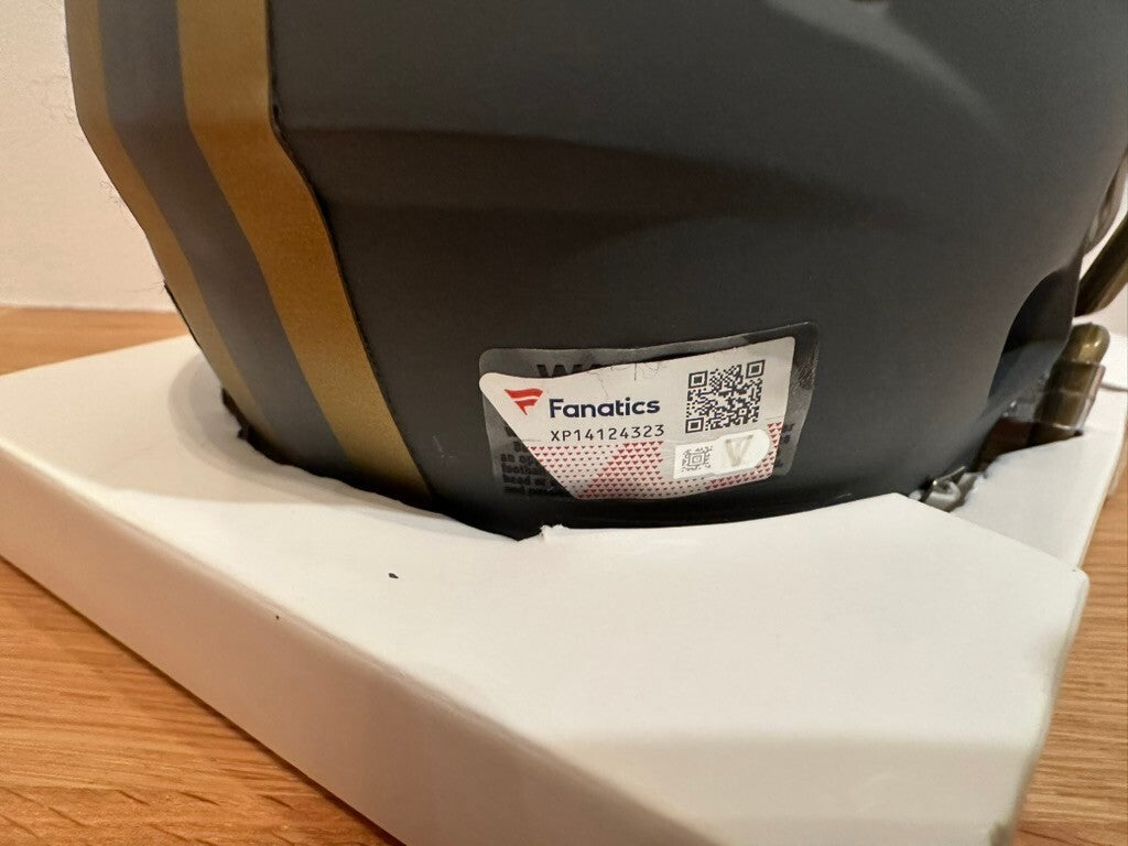 Steve Young Signed 49ers Slate Mini Helmet Fanatics Custom Visor