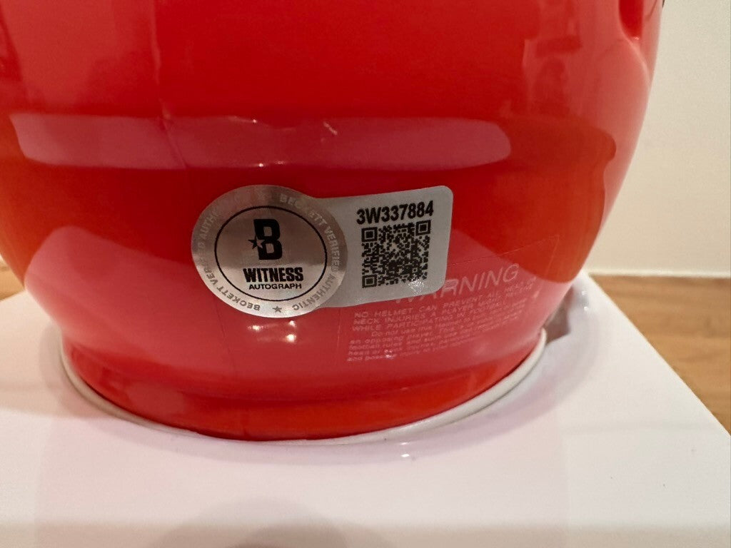 Charles Tillman Signed Chicago Bears Orange Riddell Mini Helmet Beckett