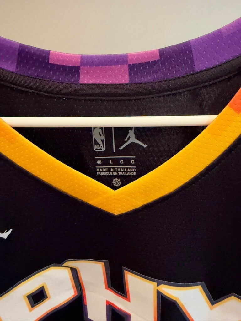 Bradley Beal Signed Phoenix Suns Jordan Swingman Jersey Black L 48 PSA