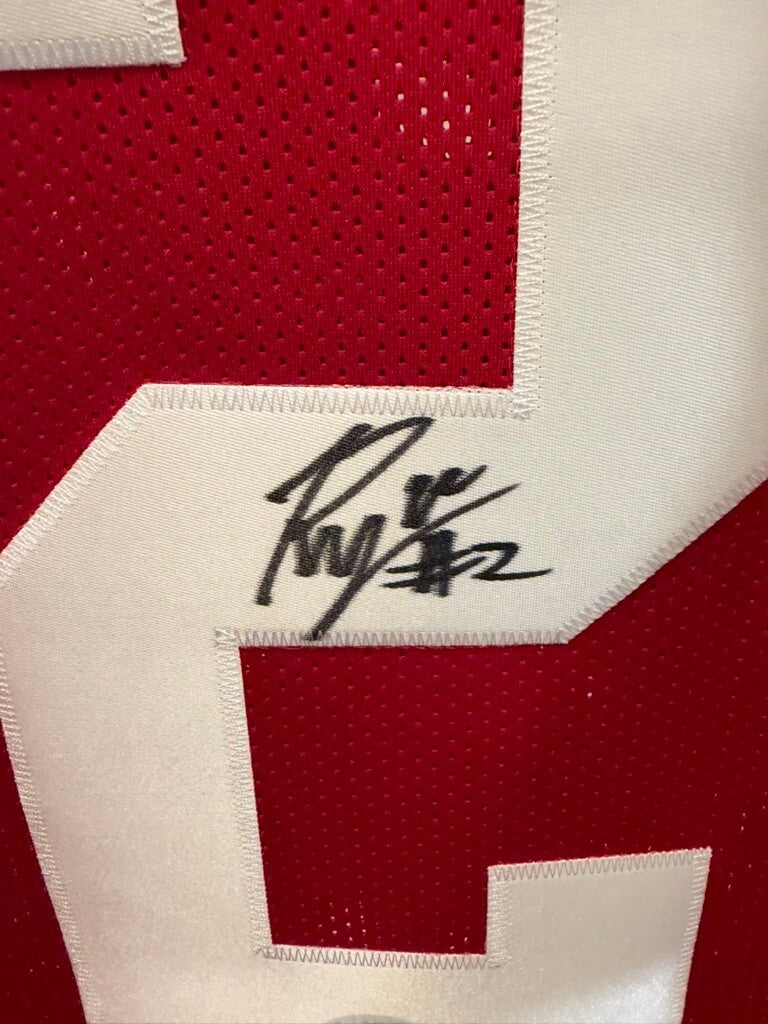 Ryan Williams Signed Alabama Crimson Custom #2 Jersey JSA Signature Debut COA