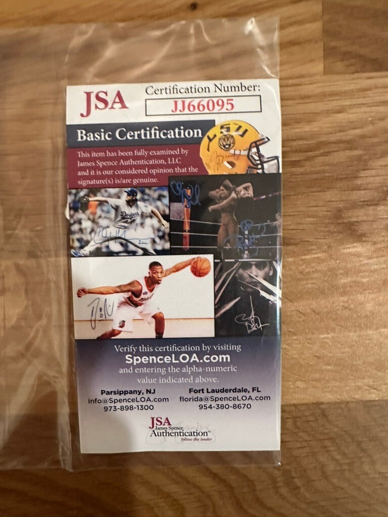 Andruw Jones Signed Rawlings Gold Glove Baseball JSA Braves HOF 2026