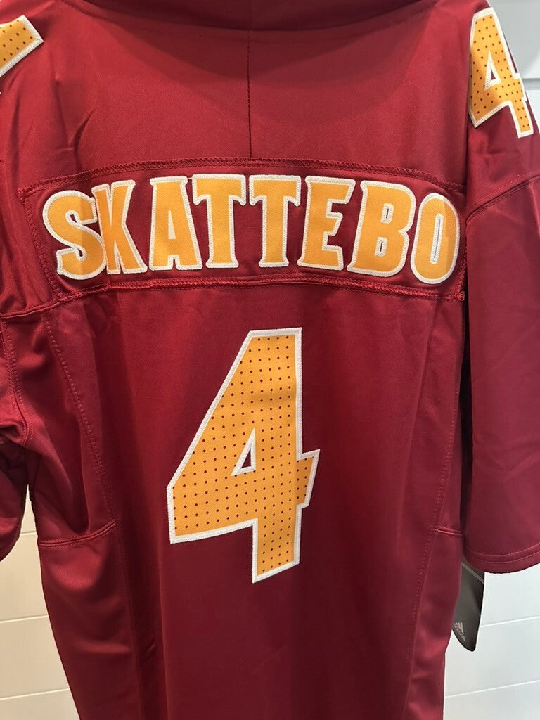 Cam Skattebo Arizona State Sun Devils #4 Maroon Stitched Football Jersey Men's L