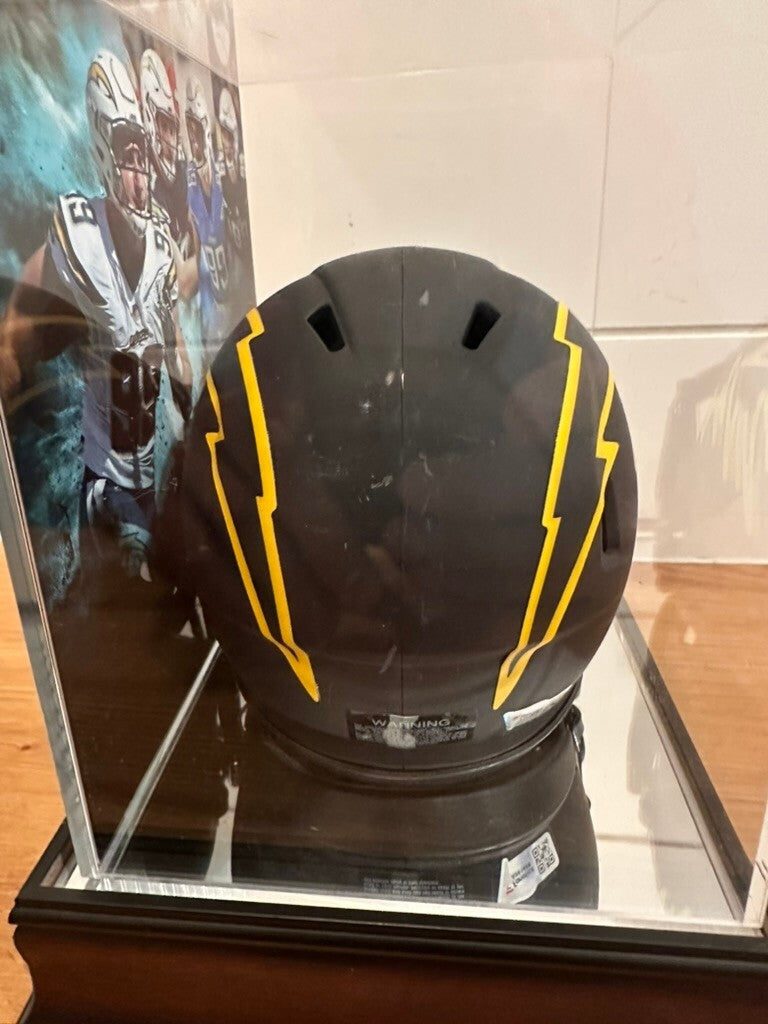 Joey Bosa Signed LA Chargers Eclipse Mini Helmet – Fanatics  + Display Case