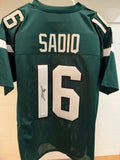 Kenyon Sadiq Signed New York Jets Green #16 Custom Jersey JSA Signature Debut