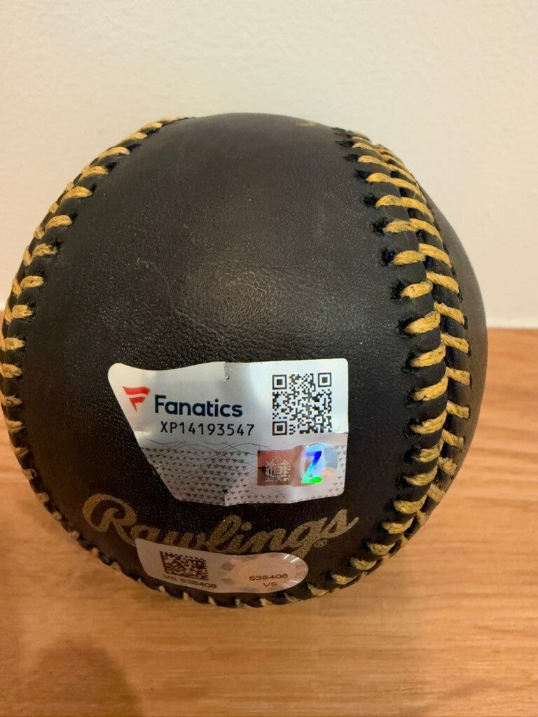 Noah Syndergaard Signed Black Gold Rawlings MLB Baseball Fanatics Authenticated