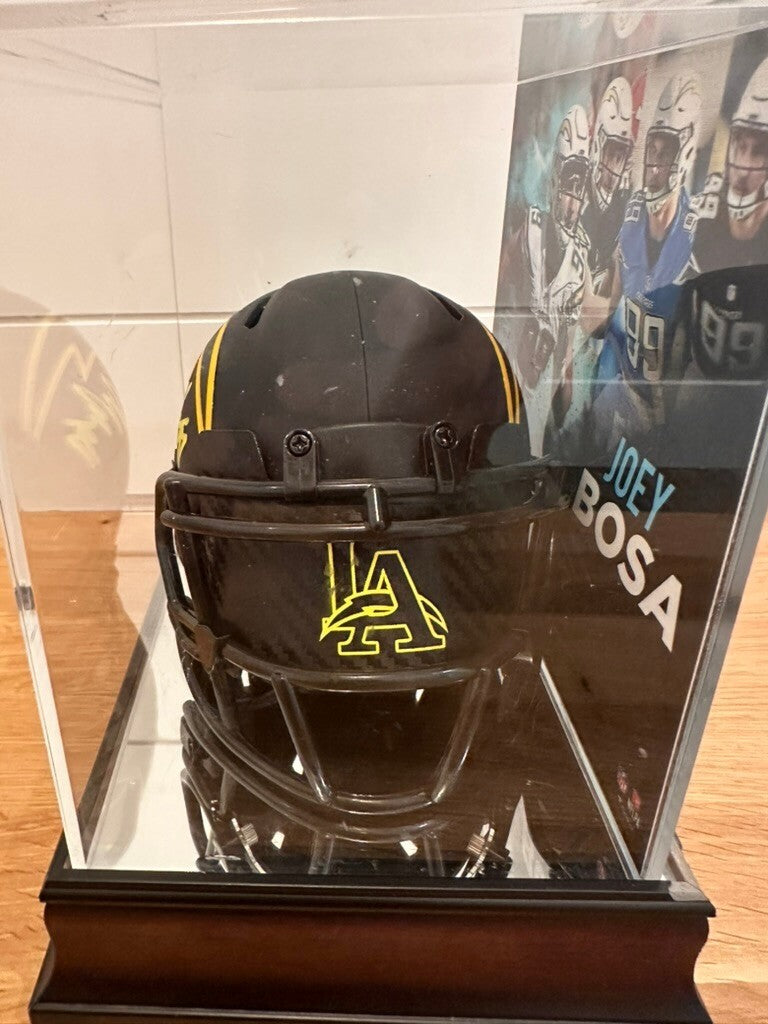 Joey Bosa Signed LA Chargers Eclipse Mini Helmet – Fanatics  + Display Case