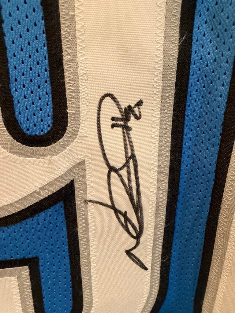 Ndamukong Suh Signed Detroit Lions Custom Jersey XL Blue #90 JSA Witnessed