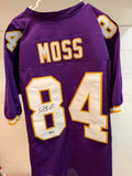 Randy Moss Signed Minnesota Vikings #84 Custom Jersey Beckett Witnessed