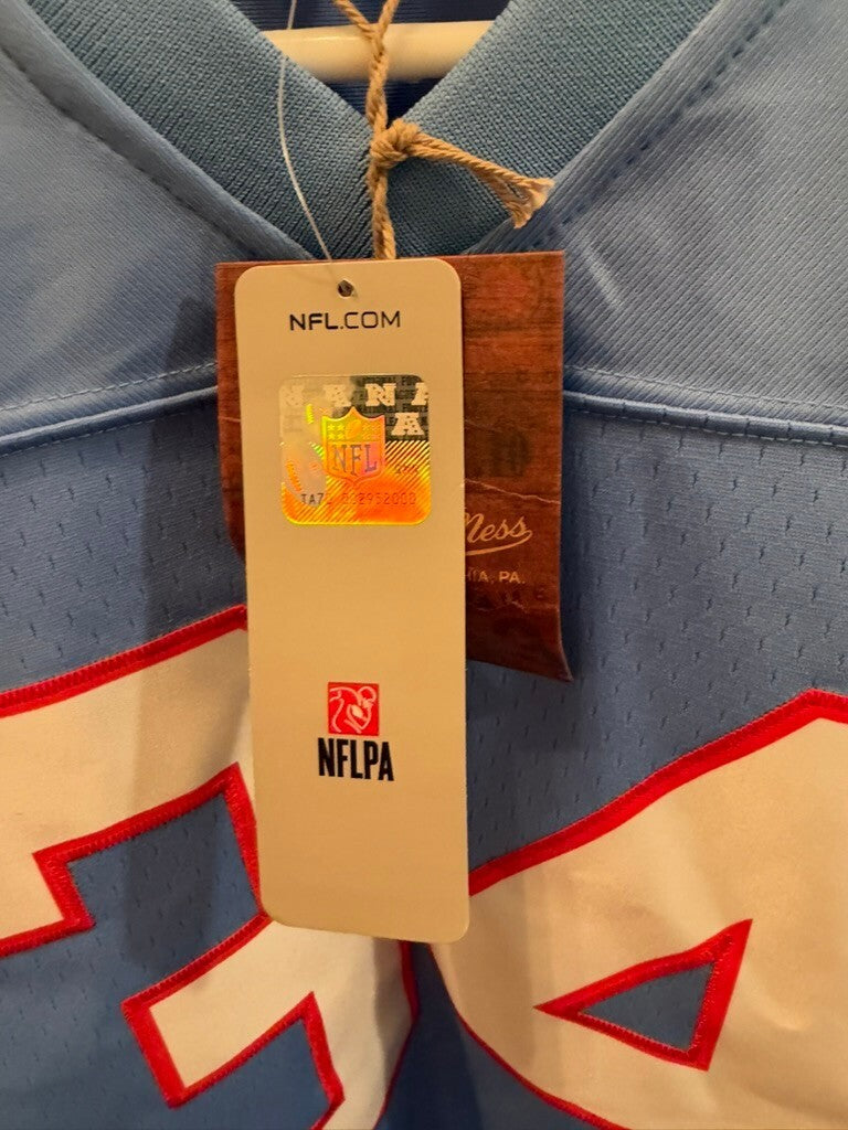 Earl Campbell Oilers Mitchell & Ness 1980 Legacy Jersey Youth L 14/16 Blue