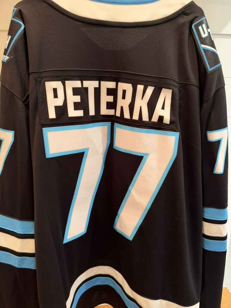 JJ Peterka Utah Mammoth #77 Fanatics Breakaway Jersey Black Men's 3XL NWT