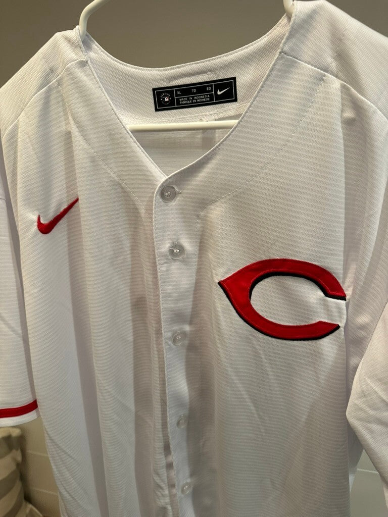 Pete Rose #14 Signed Cincinnati Reds Nike Jersey XL – Beckett BAS Authenticated