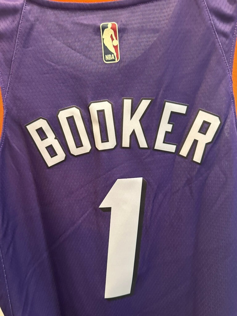 Devin Booker Phoenix Suns Nike Classic Edition Swingman Jersey #1 Size 40 Small
