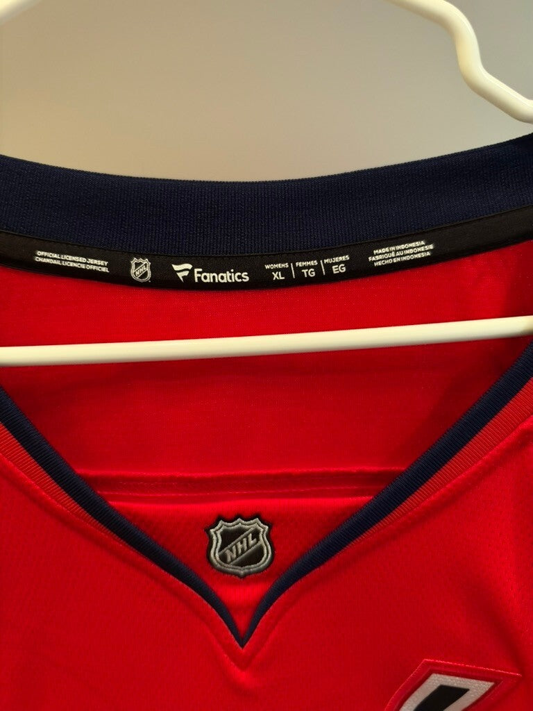 TJ Oshie Washington Capitals Fanatics Breakaway Jersey Women's XL Red #77 NWT