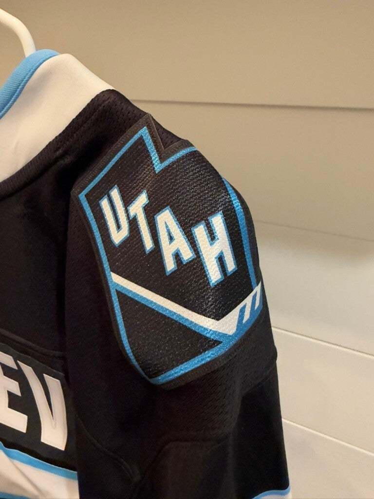 Brandon Tanev Utah Mammoth #13 Fanatics Breakaway Jersey Black Men's XL