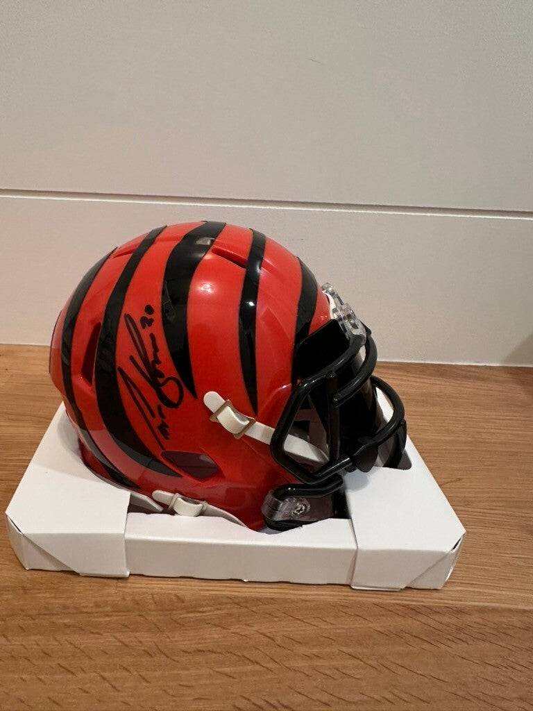 Chase Brown Bengals Signed Speed Mini Helmet Fanatics