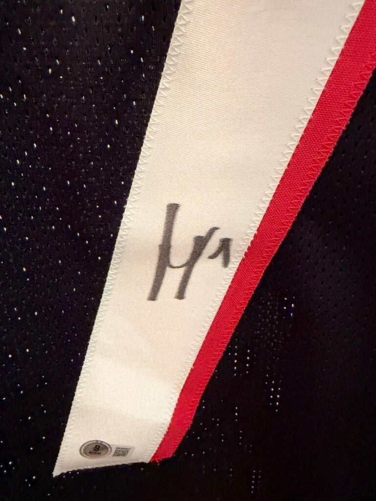 Bijan Robinson Signed Atlanta Falcons #7 Black Custom Jersey Beckett BAS