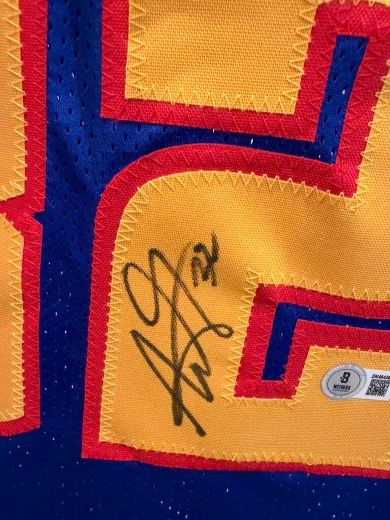 Aaron Gordon Signed Denver Nuggets #32 Blue Mile High City Custom Jersey Beckett