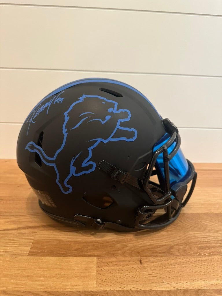Kenny Golladay Signed Detroit Lions Full-Size Black Helmet – JSA Witnessed