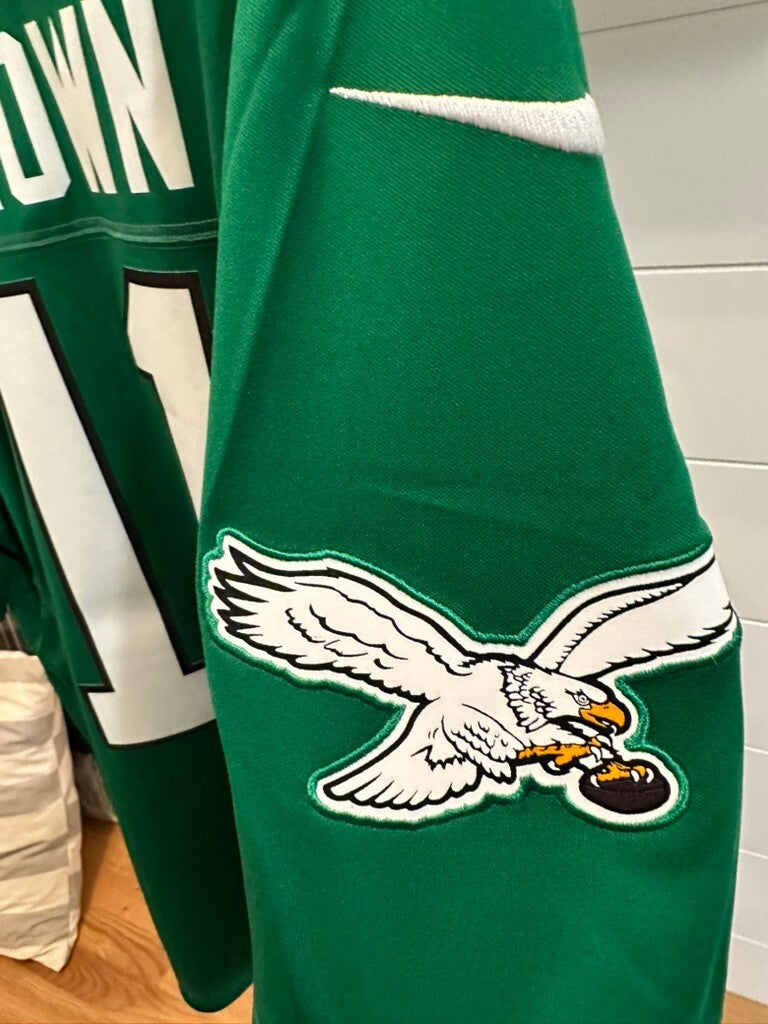 A.J. Brown Philadelphia Eagles Nike Kelly Green Jersey #11 XXL 2XL NWT