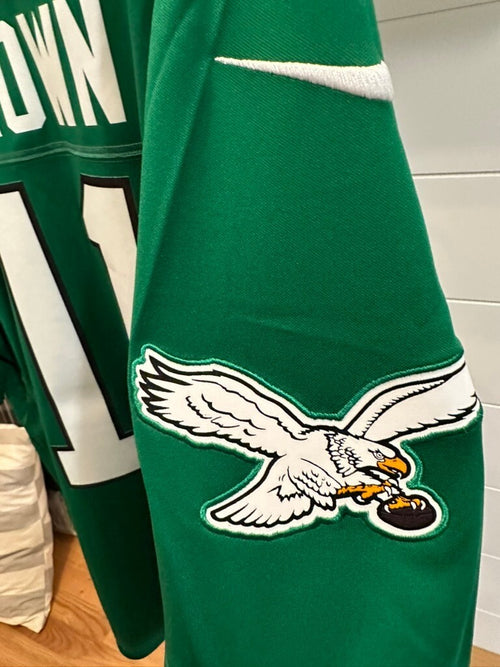 A.J. Brown Philadelphia Eagles Nike Kelly Green Jersey #11 XXL 2XL NWT