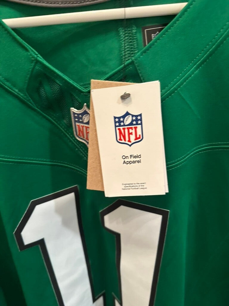 A.J. Brown #11 Philadelphia Eagles Nike Kelly Green Throwback Jersey 3XL NWT