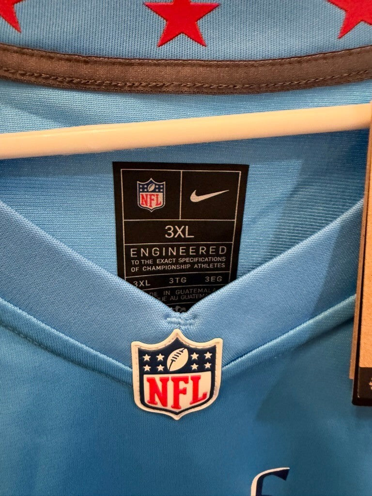Cam Ward Tennessee Titans Nike Game Jersey Men's 3XL XXXL Light Blue #1