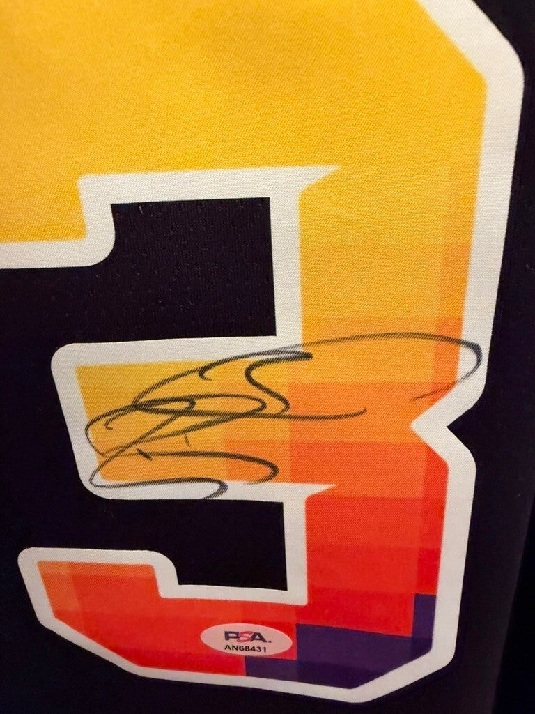 Bradley Beal Signed Phoenix Suns Jordan Swingman Jersey Black L 48 PSA