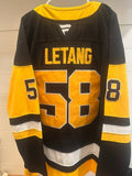 Kris Letang #58 Pittsburgh Penguins Fanatics Authentic Pro Jersey Size 56 NWT