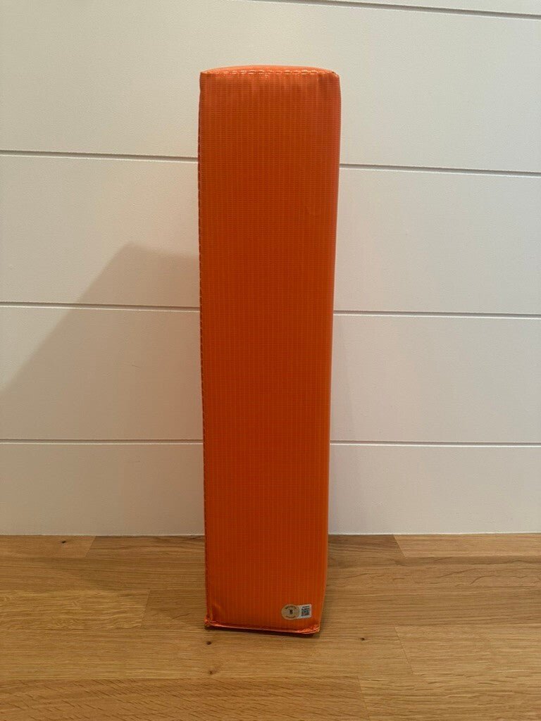 Eric Thomas Signed Orange Football End Zone Pylon #22 Beckett Witnessed