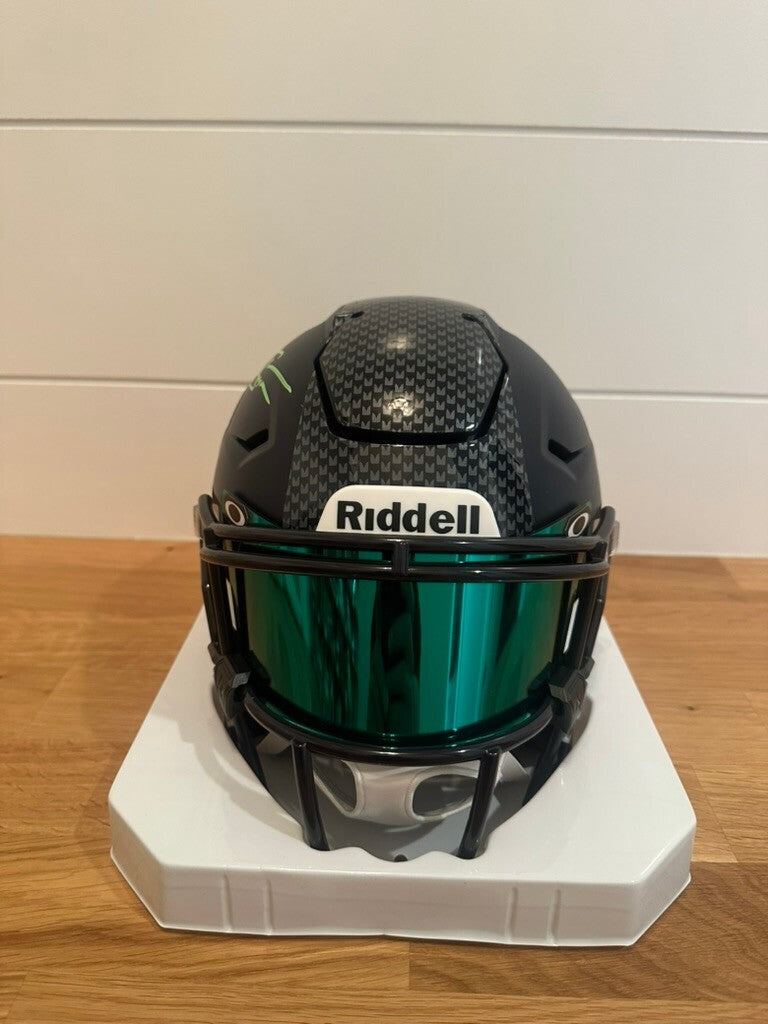 Brian Bosworth Signed Seahawks SpeedFlex MIDI Helmet Beckett Teal Visor