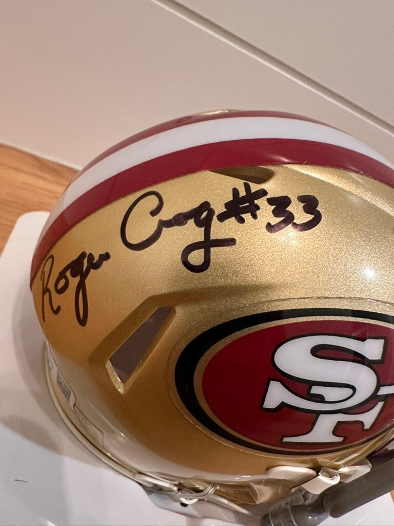 Roger Craig Signed 49ers Riddell Mini Helmet 3x SB Champ BAS HOF 2026