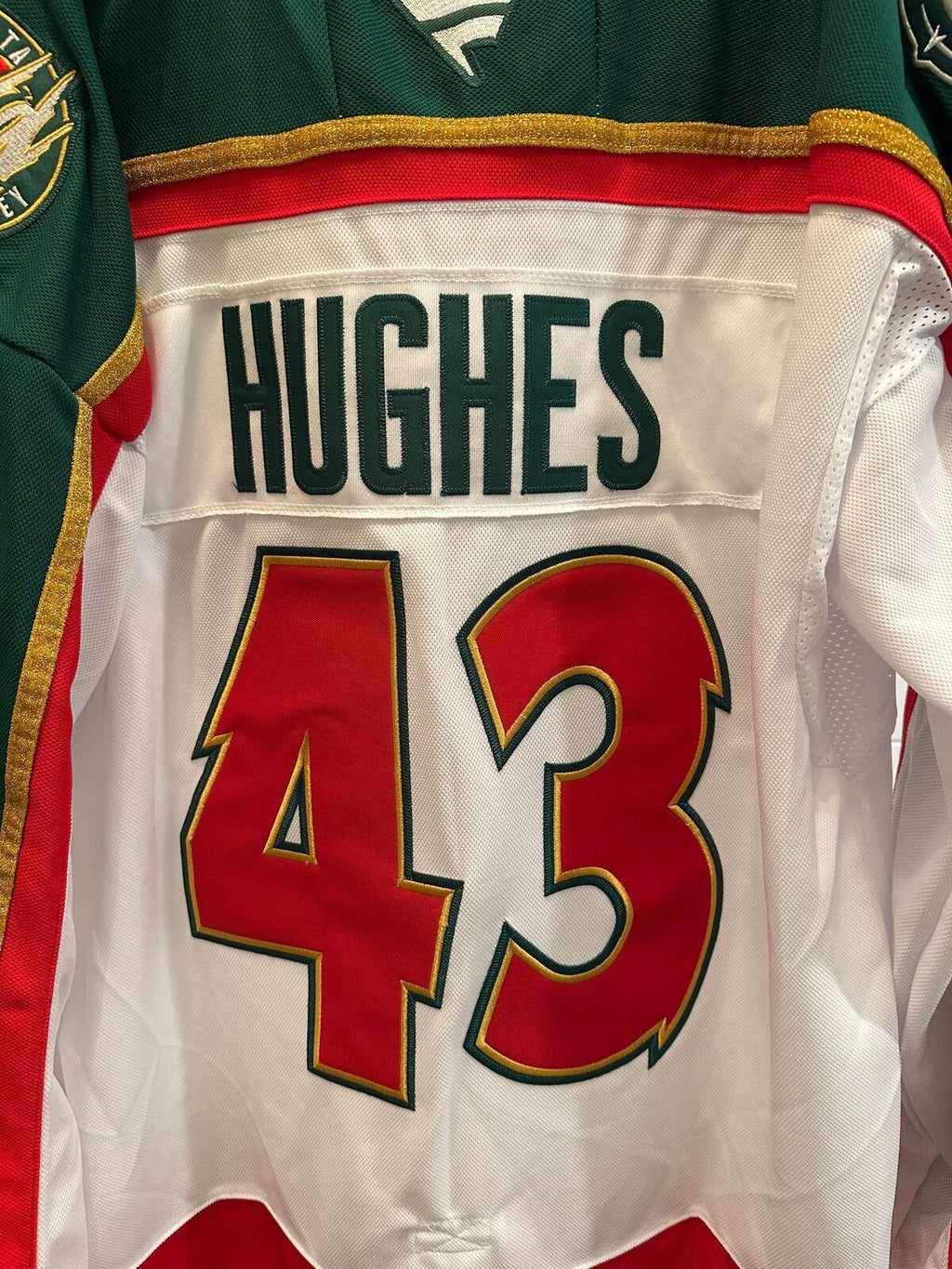 Quinn Hughes Minnesota Wild 25th Anniversary Authentic Pro Jersey – Size 54
