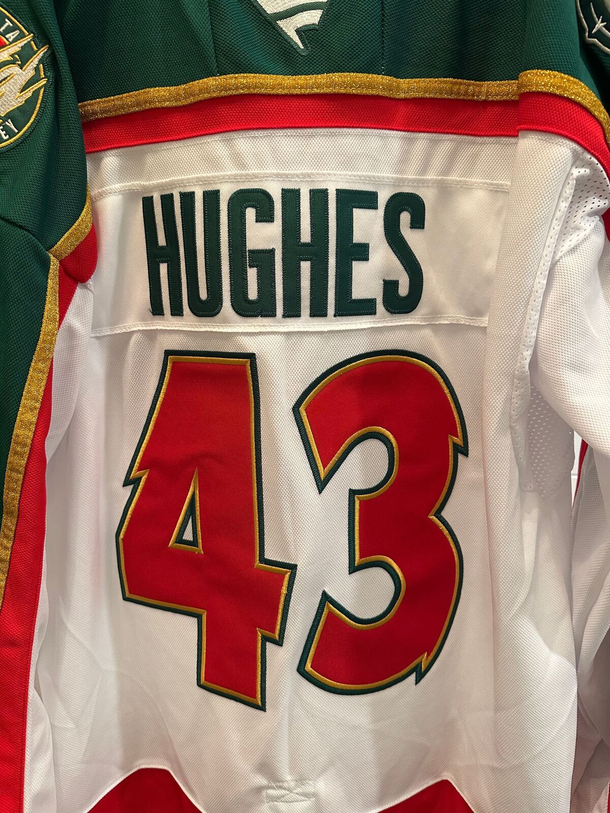 Quinn Hughes Minnesota Wild 25th Anniversary Authentic Pro Jersey – Size 54