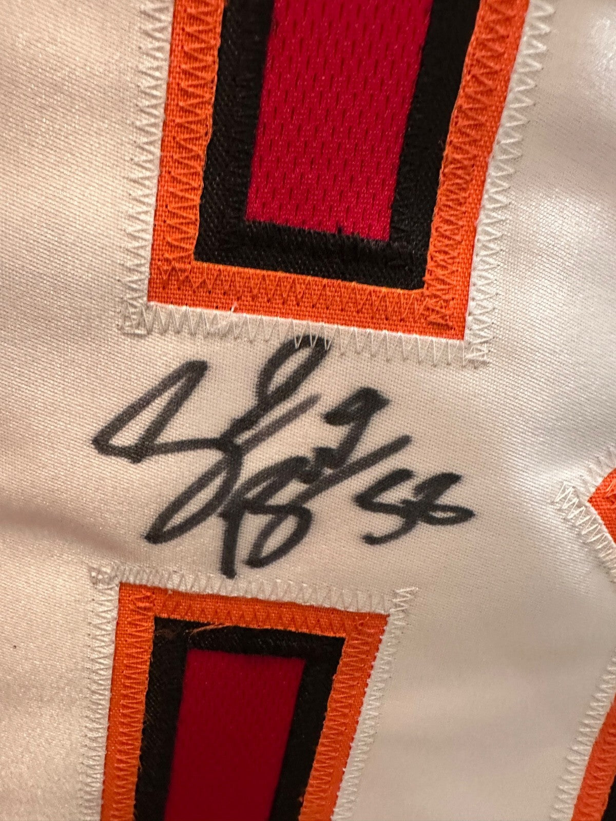 Shaquil “Shaq” Barrett Signed #58 Tampa Bay Red Football Jersey – JSA Certified
