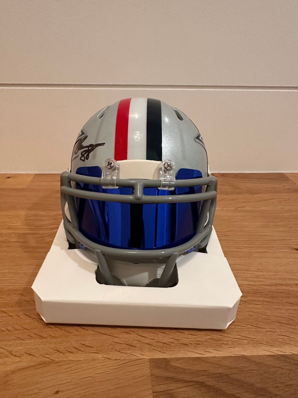 Drew Pearson Signed Dallas Cowboys Riddell Mini Helmet – Beckett Witnessed