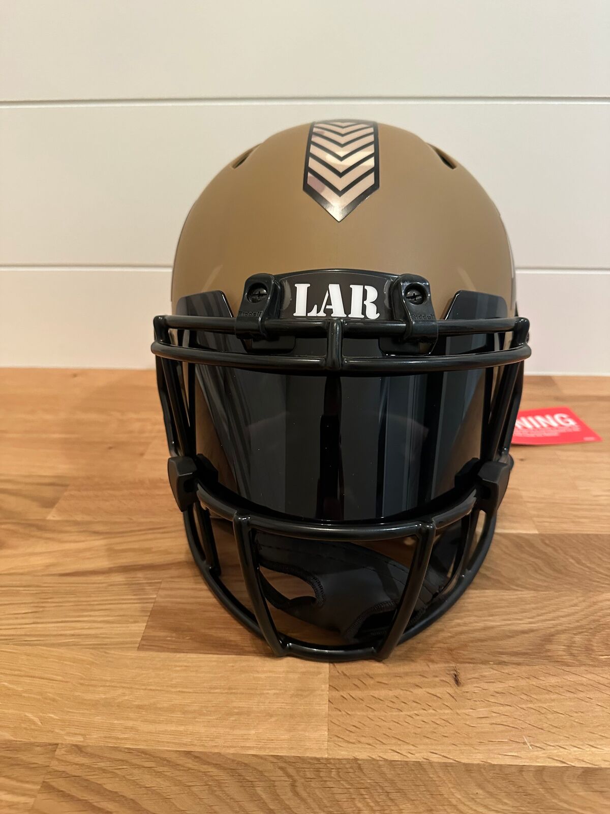 Davante Adams Signed LA Rams Salute to Service Full-Size Authentic Helmet –