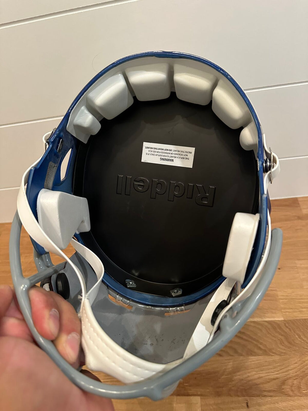 Dexter Lawrence Signed New York Giants Full-Size Riddell Replica Helmet –