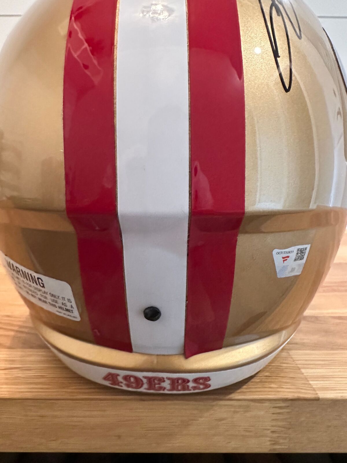 Ricky Pearsall Signed San Francisco 49ers Full Size Speed Replica Helmet –
