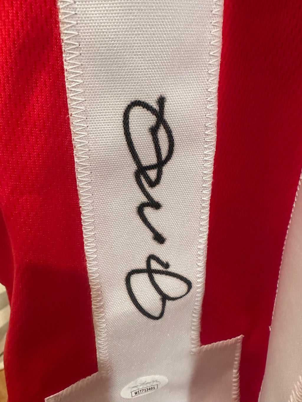 Joe Montana Signed San Francisco 49ers #16 Red Jersey – JSA Witnessed COA