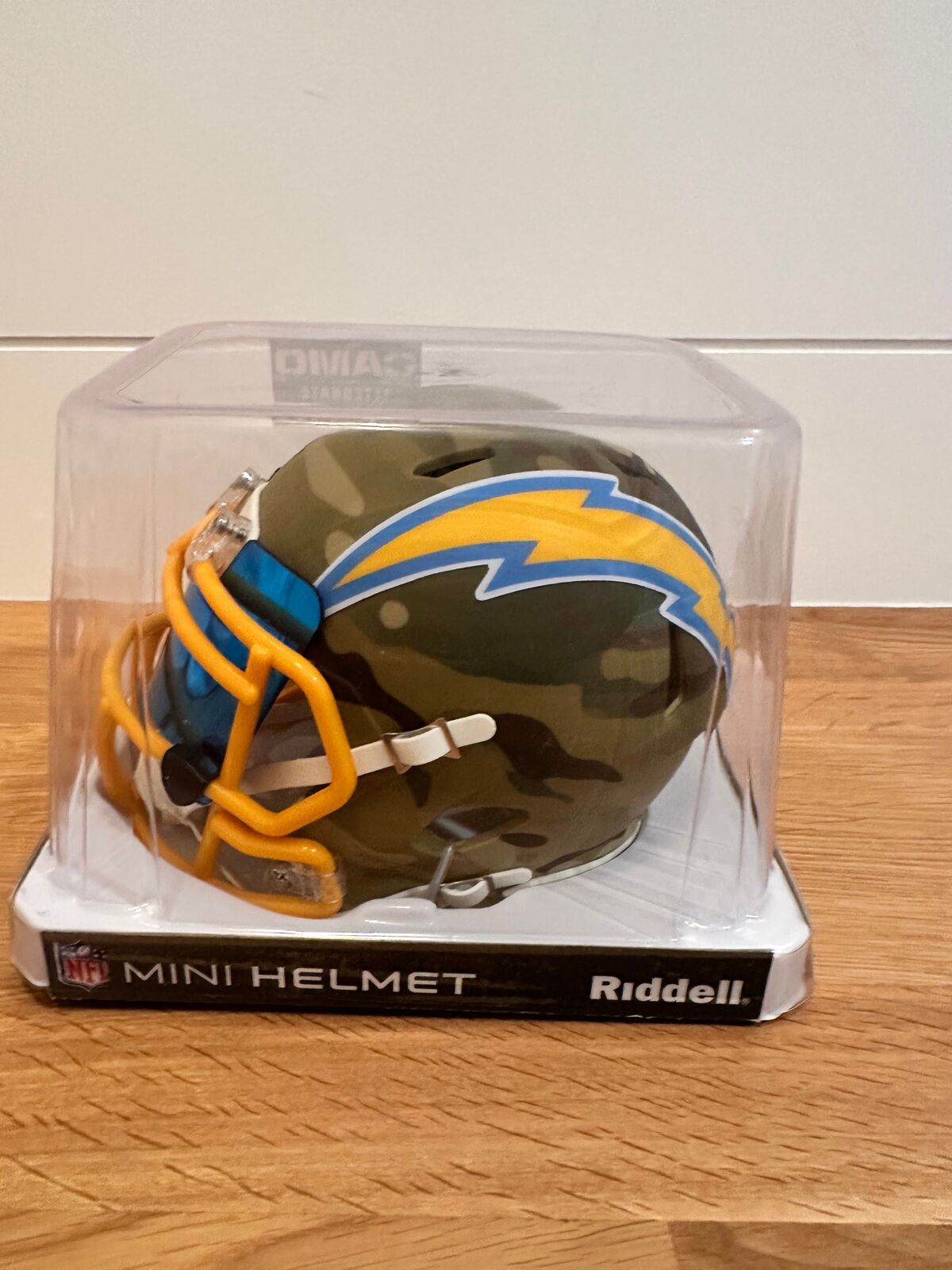 LaDainian Tomlinson Signed Chargers Camo Alternate Riddell Speed Mini Helmet —
