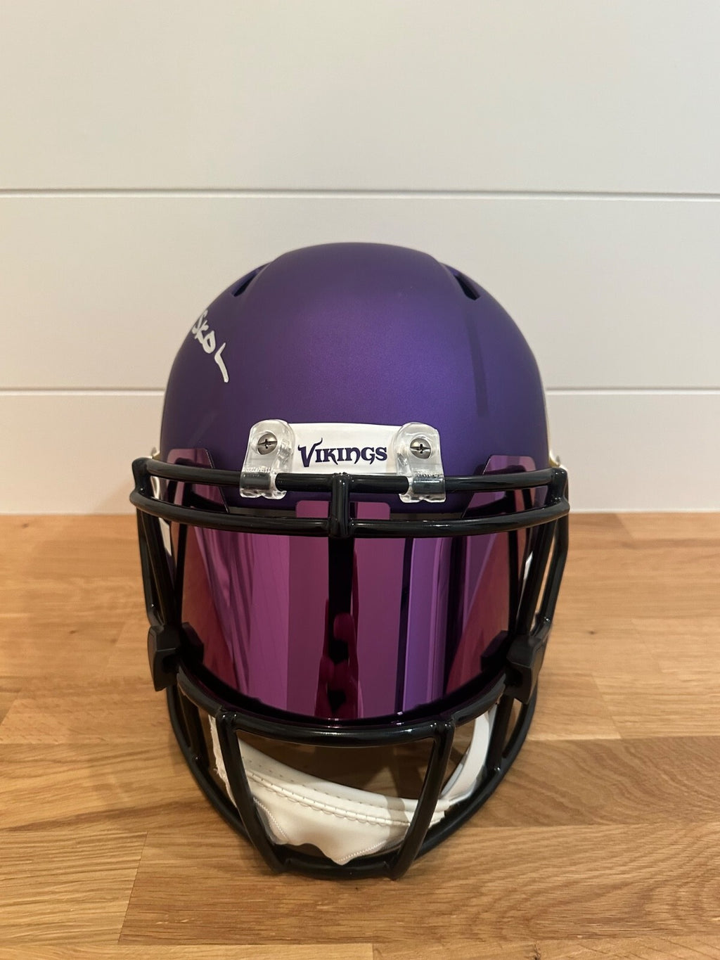 Jordan Addison Signed Minnesota Vikings Full-Size Speed Replica Helmet – “SKOL”